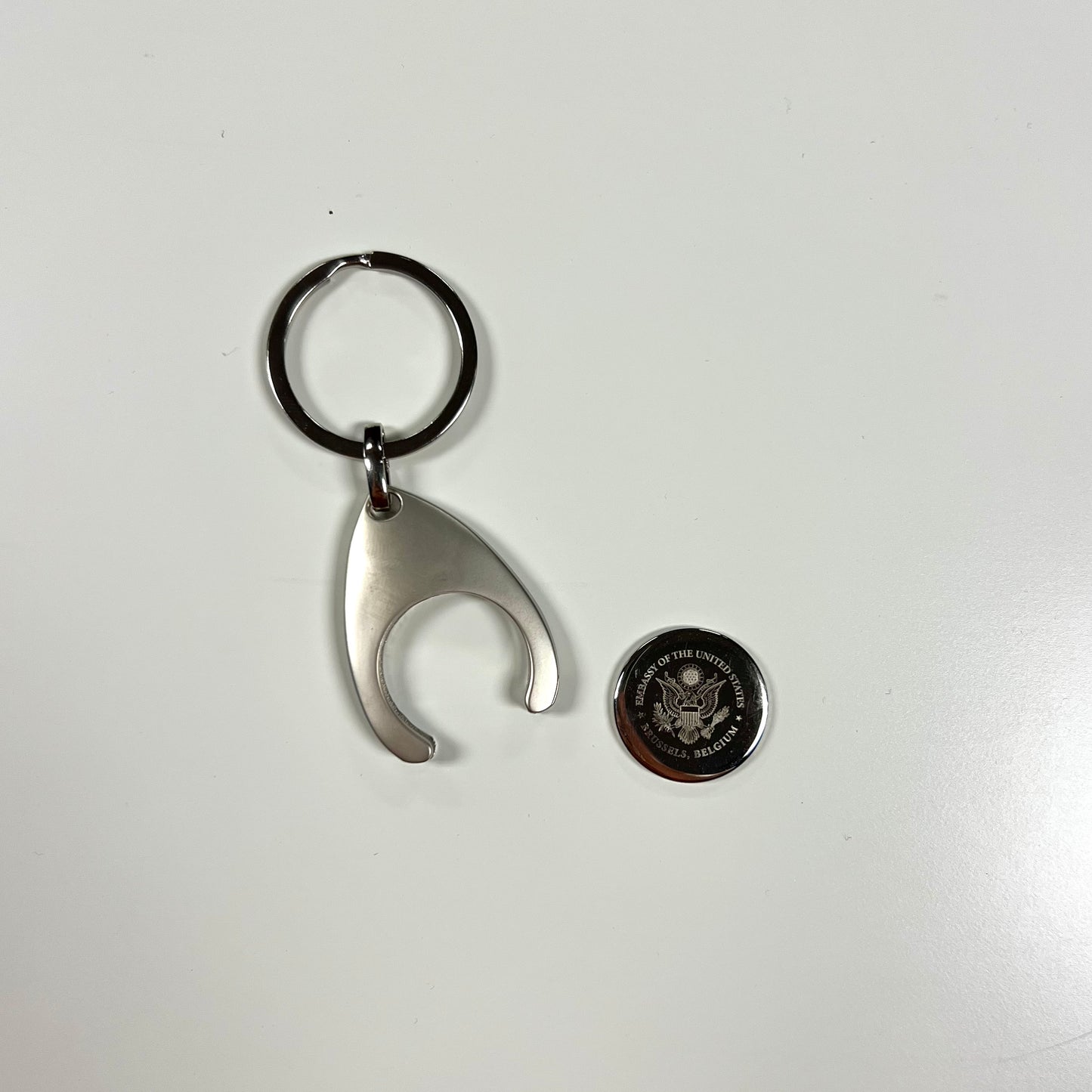 US Embassy Coin Cart Keychain