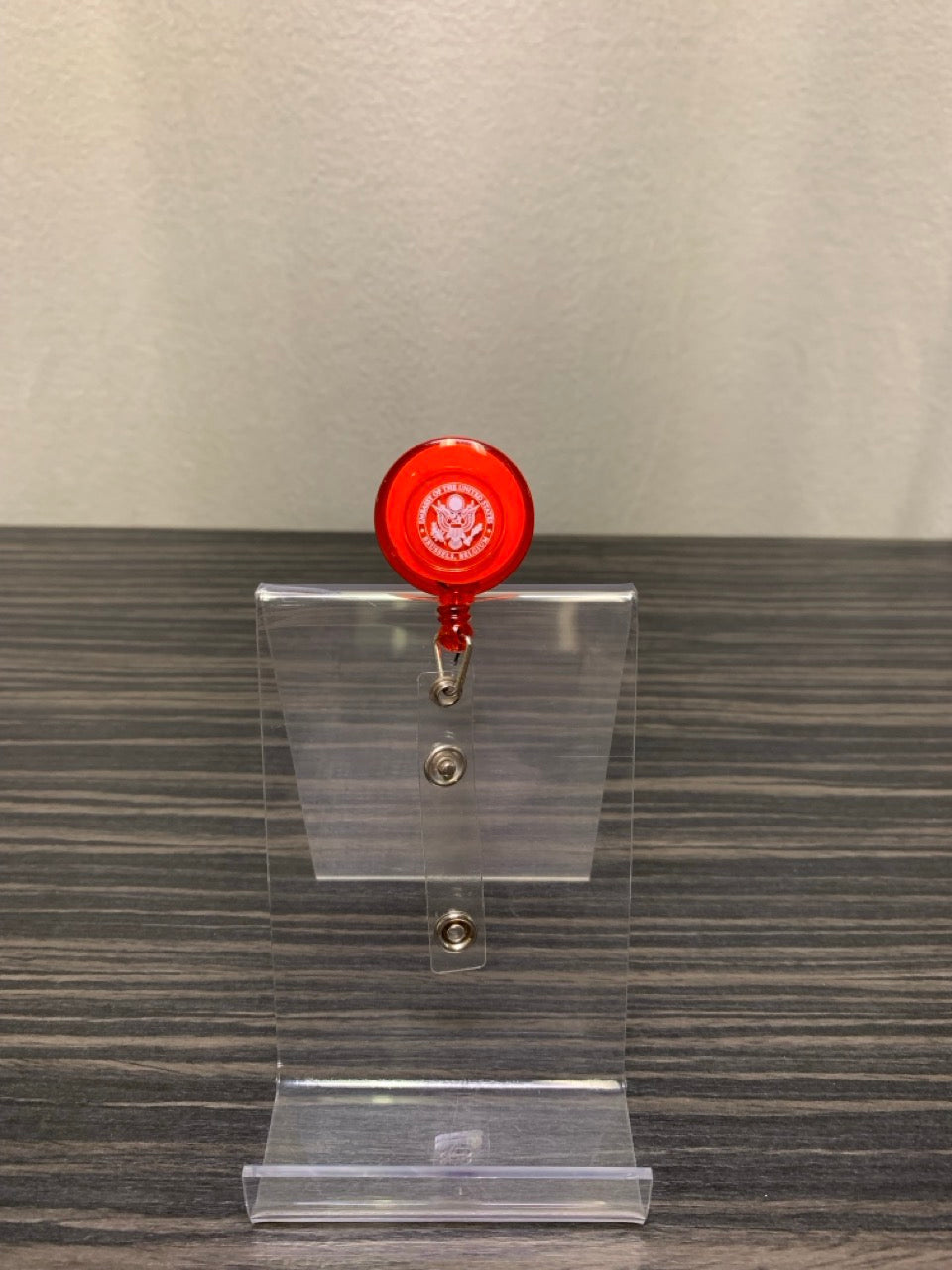 US Embassy Retractable ID holder