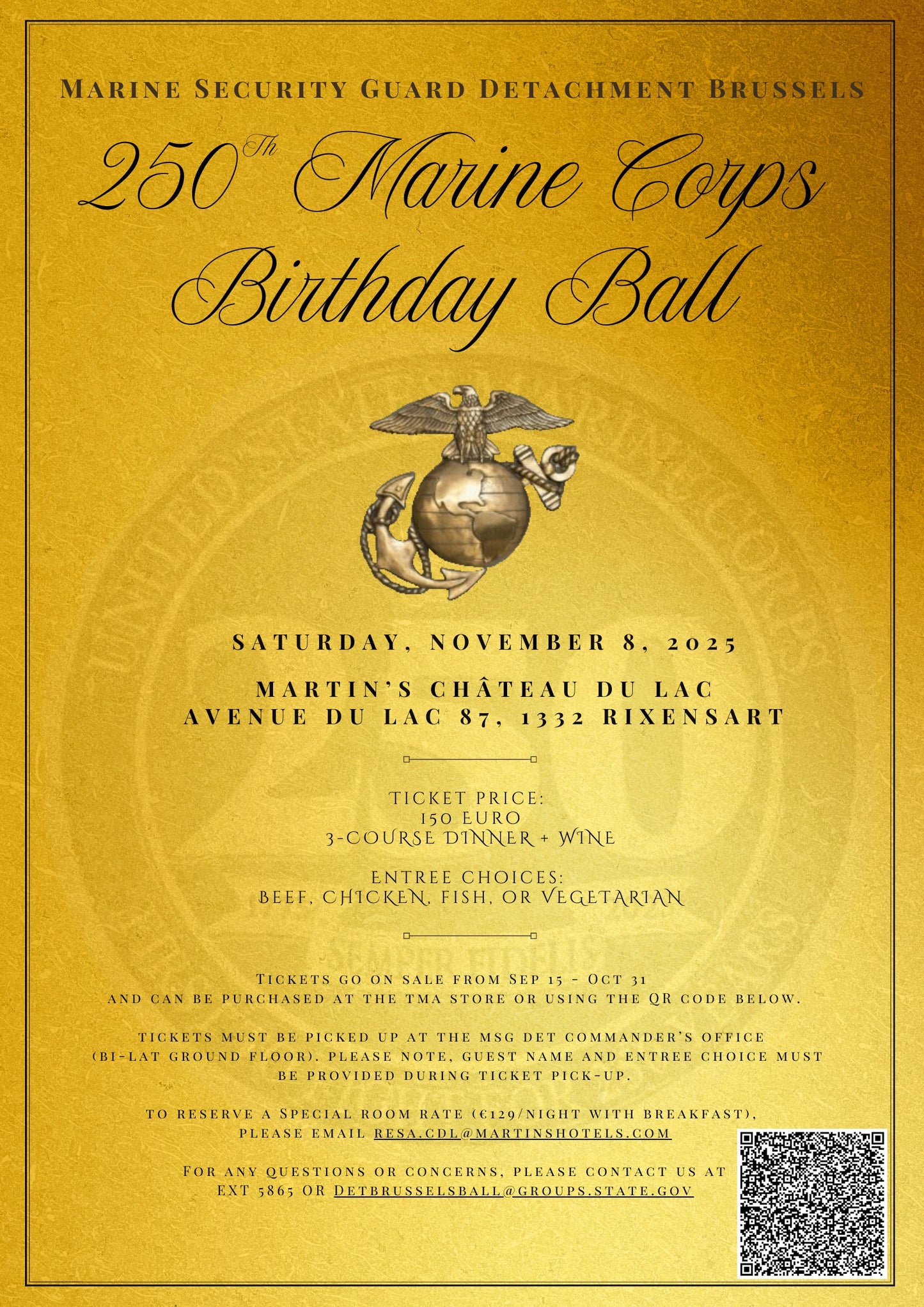 MSG's 250th Marine Corps Birthday Ball