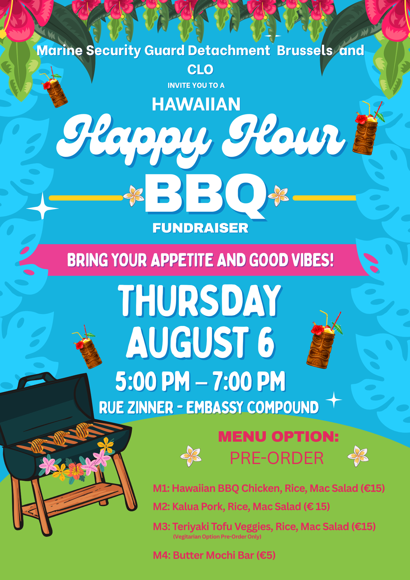 MSG Happy Hour BBQ 8/06/2026
