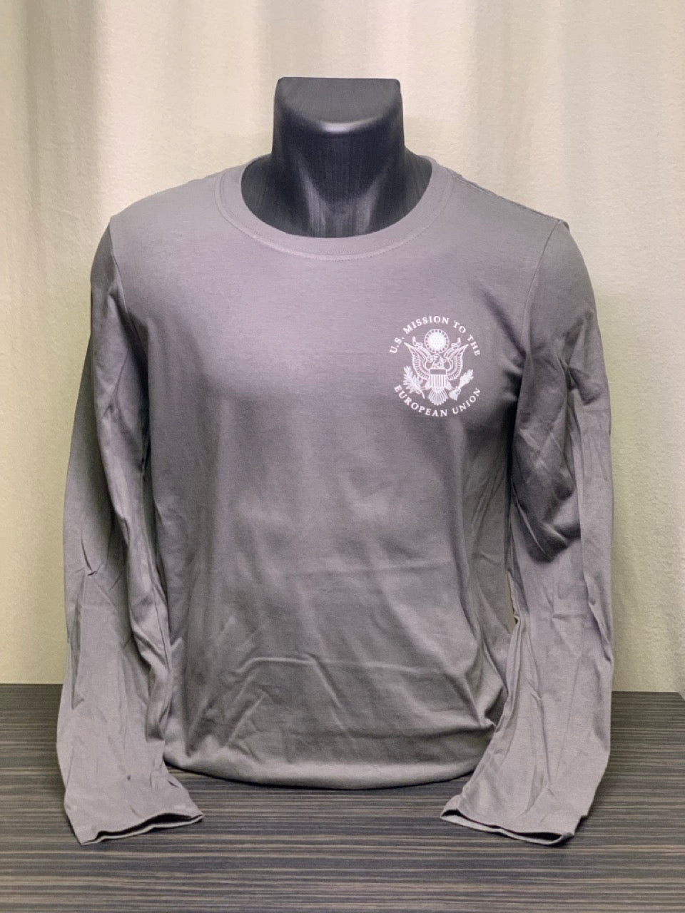 USEU Long-sleeve T-Shirt Grey L